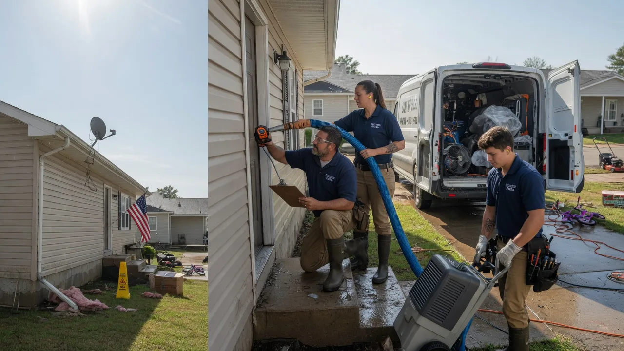 Ceiling Water Damage Restoration in Delaware, IA near me